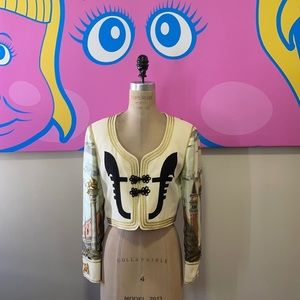 Moschino Couture Cruise Me Baby Venice Silk Jacket